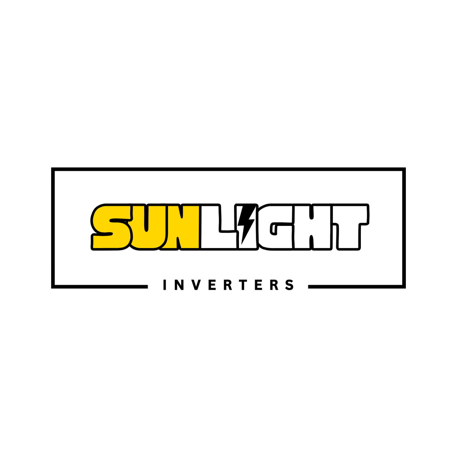 sunlight inverters logo transparent light